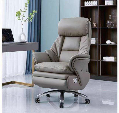 Luxury Electric Massage Executive Office Chair- Grey