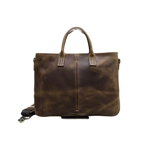 Oiled Leather Single Shoulder Crossbody Bag