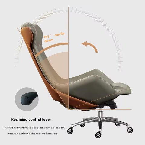Luxury Ergonomic Gaming & Computer Chair – High-Back Modern Leather Design