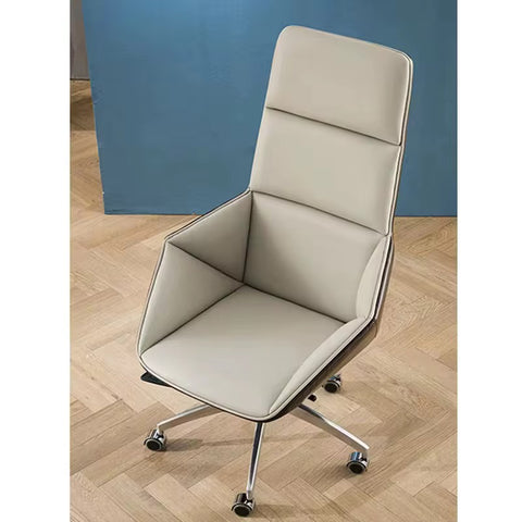 Modern Minimalist Executive Boss Chair – Comfortable Home Office Swivel Study Chair