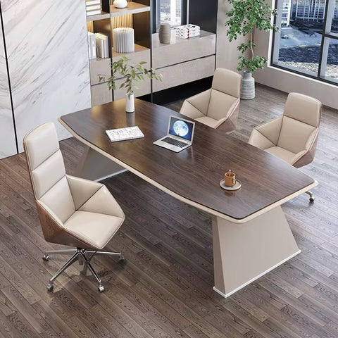 Modern Minimalist Executive Boss Chair – Comfortable Home Office Swivel Study Chair