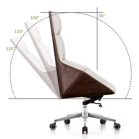 Modern Minimalist Executive Boss Chair – Comfortable Home Office Swivel Study Chair