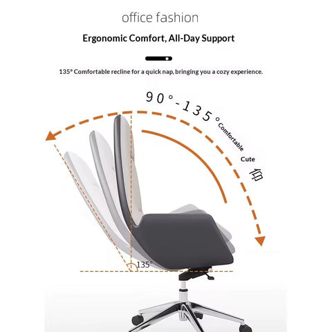Luxury High-Back Executive PU Office Chair
