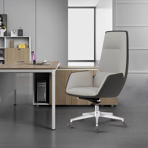 Luxury High-Back Executive PU Office Chair