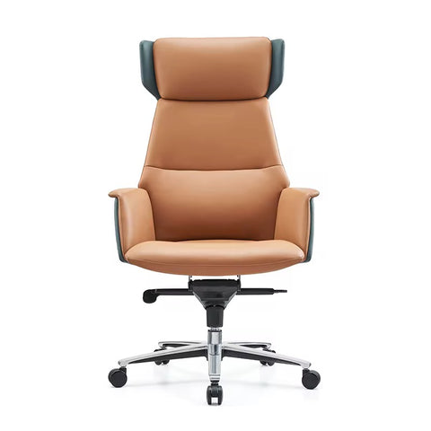 Luxury PU Leather Swivel Office Chair