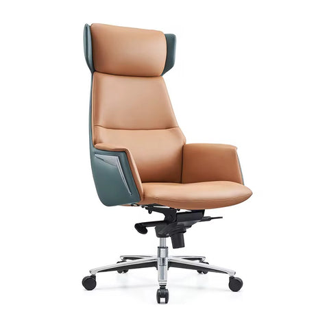 Luxury PU Leather Swivel Office Chair