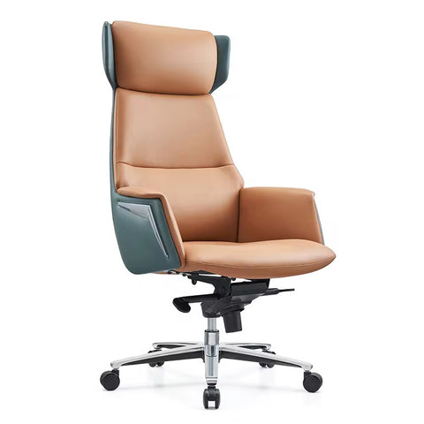 Luxury PU Leather Swivel Office Chair