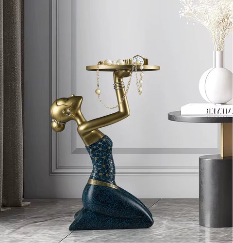 Large Resin Girl Floor Decoration