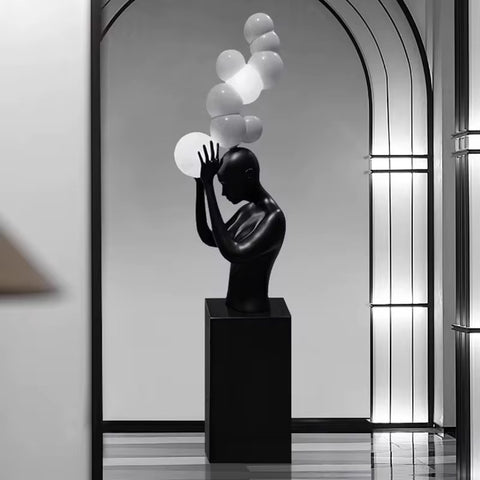 Abstract Human Figure Floor Lamp