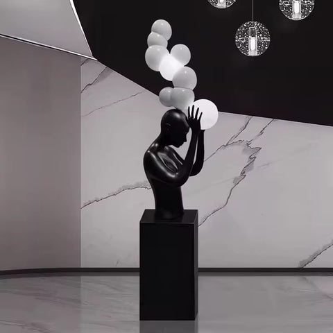 Abstract Human Figure Floor Lamp