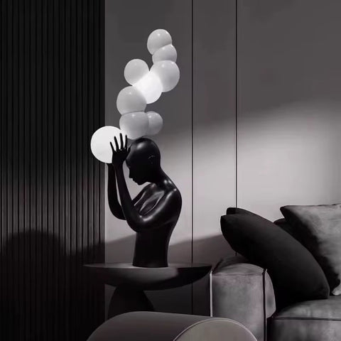 Abstract Human Figure Floor Lamp