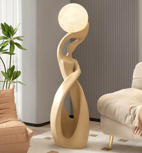 Nordic Resin LED Floor Lamp