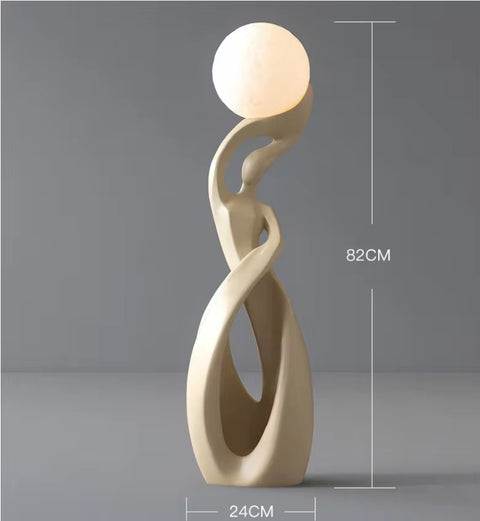 Nordic Resin LED Floor Lamp