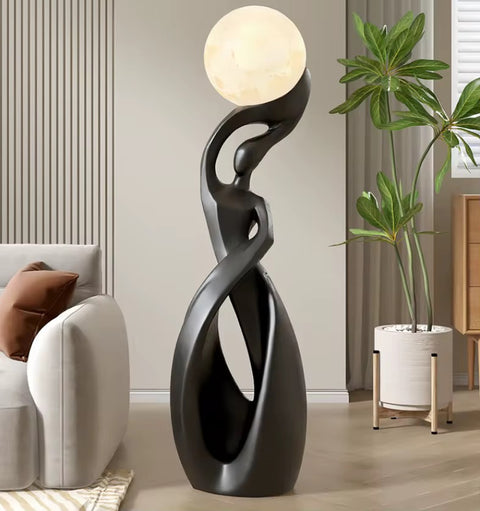Nordic Resin LED Floor Lamp