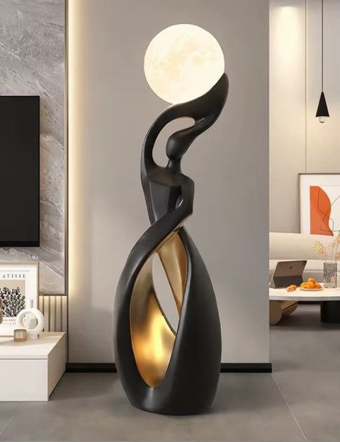 Nordic Resin LED Floor Lamp