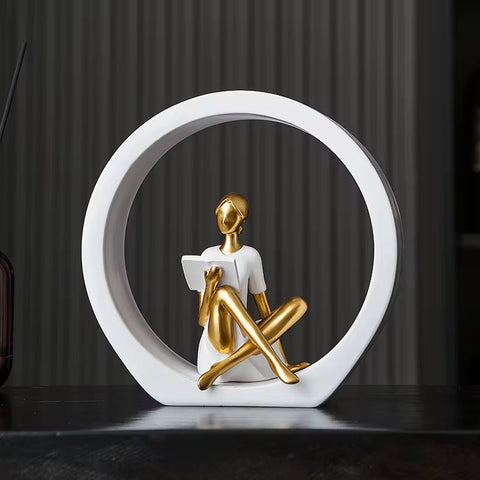 Modern Lady Resin Figurine