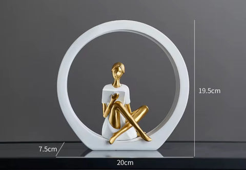 Modern Lady Resin Figurine