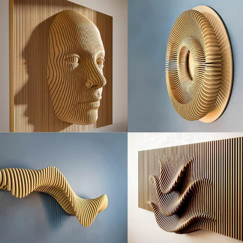 Luxury Wooden Wall Decor Panel