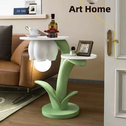Art Deco Flower LED Floor Lamp