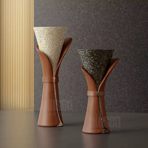Luxury Waist Column Floor Ornament
