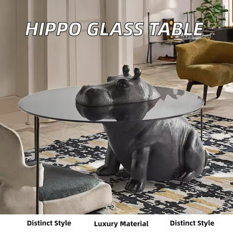 Hippo Glass Coffee Table
