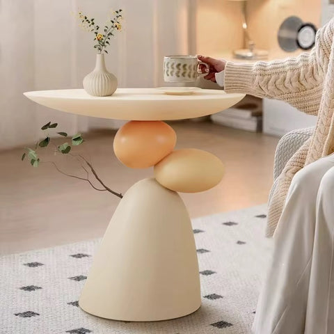 Luxury Round Storage Coffee Table