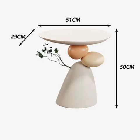 Luxury Round Storage Coffee Table