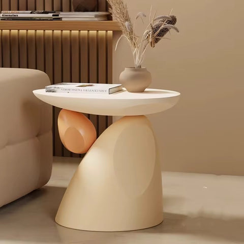 Wabi-Sabi Resin Side Table