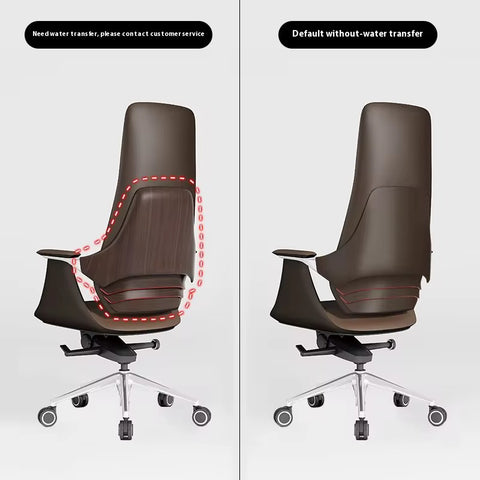 High-Quality Modern Office Staff Chair - Brown