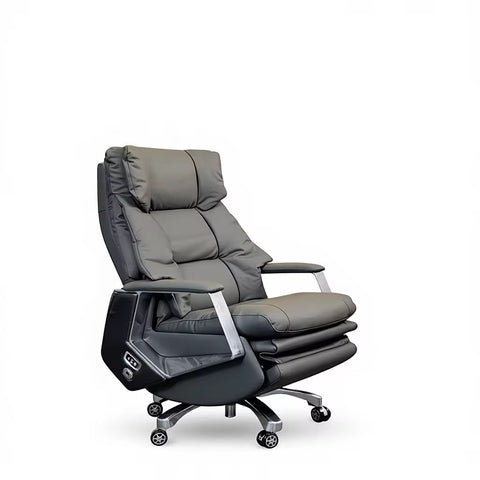 Executive Office Chair – Reclining Dual-Purpose Design - Dark Grey