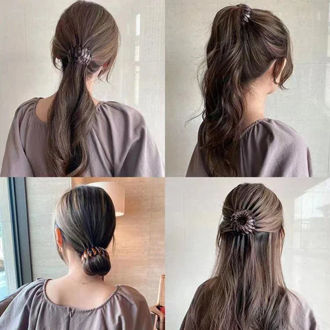 Ponytail Hair Rings Clips