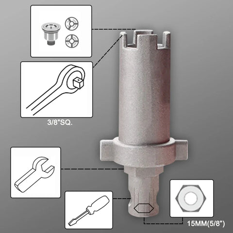 14 In 1 Faucet Sink Wrench Pipe
