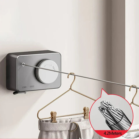 Clothesline Drying Rack Wall