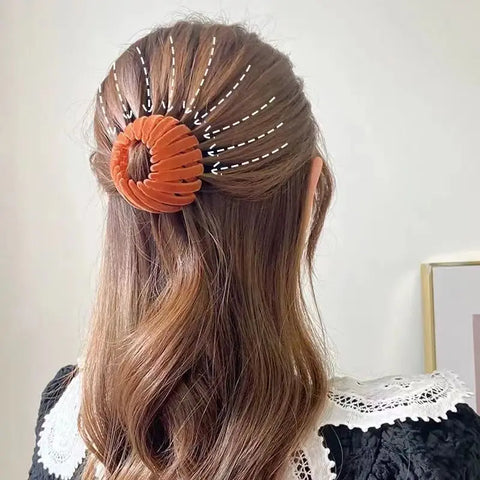 Ponytail Hair Rings Clips