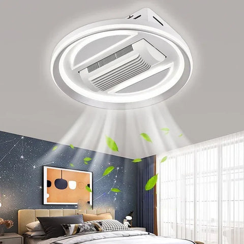 Smart 2-in-1 LED Ceiling Fan Light- Round