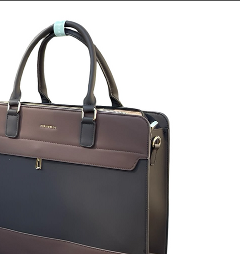 Chrisbella Elegant Women's Laptop Bag (Brown)