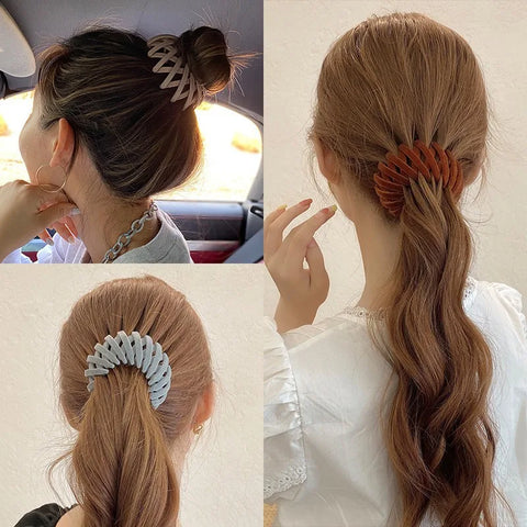 Ponytail Hair Rings Clips