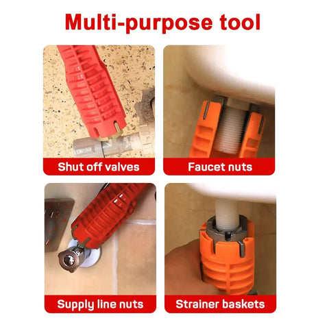 14 In 1 Faucet Sink Wrench Pipe