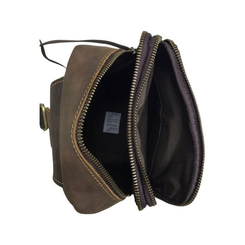 Genuine Leather Neck Pouch