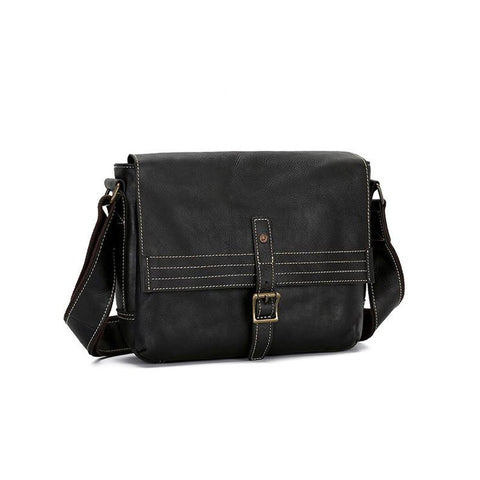 Leather Satchel Bag Messenger Bag for Men