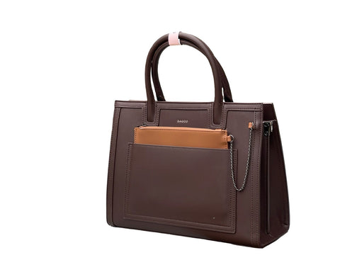 BAGCO Urban Element Tote- Dark Brown