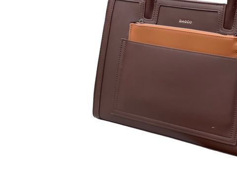 BAGCO Urban Element Tote- Dark Brown