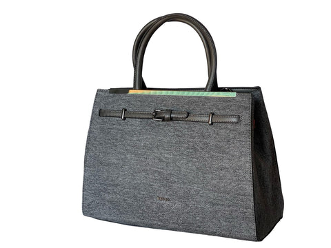BAGCO Zenith Executive Satchel- Grey