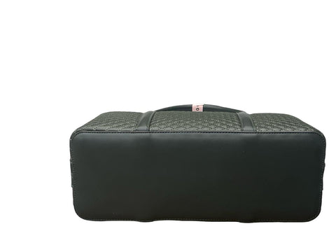 BAGCO Sovereign Quilt Satchel- Dark Green