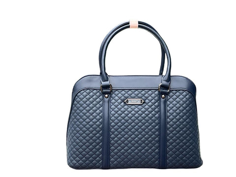 BAGCO Sovereign Quilt Satchel- Blue