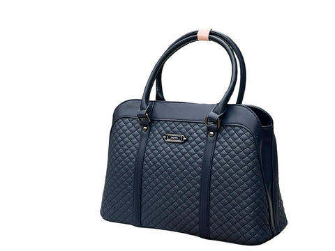 BAGCO Sovereign Quilt Satchel- Blue