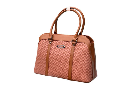 BAGCO Sovereign Quilt Satchel- Brown