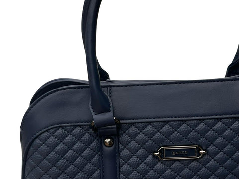 BAGCO Sovereign Quilt Satchel- Blue
