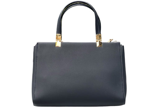 Sovereign Leather Satchel- Blue