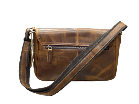 Sovereign Leather Bag: Timeless Utility- Brown